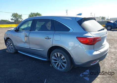 2016 Acura Mdx Technology Acurawatch Plus Packages/Technology Package from USA, damaged, VIN 5FRYD4H43GB010280